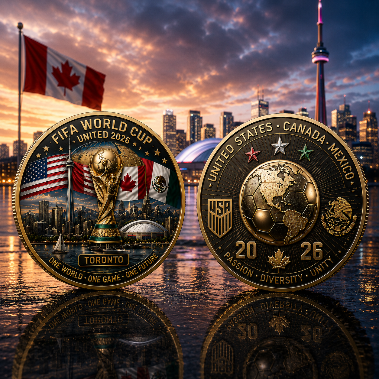 ✨2026 World Cup Host Cities Commemorative Coin Collection