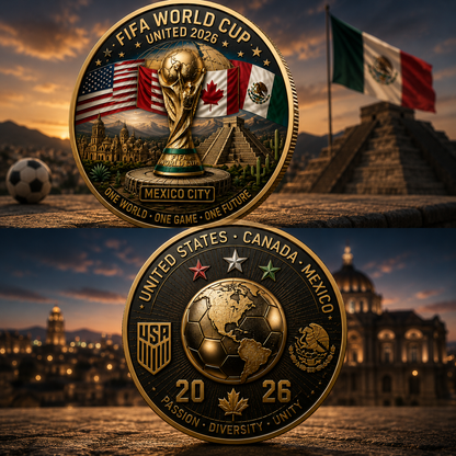 ✨2026 World Cup Host Cities Commemorative Coin Collection