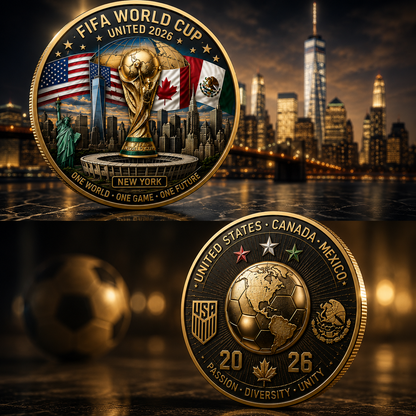 ✨2026 World Cup Host Cities Commemorative Coin Collection