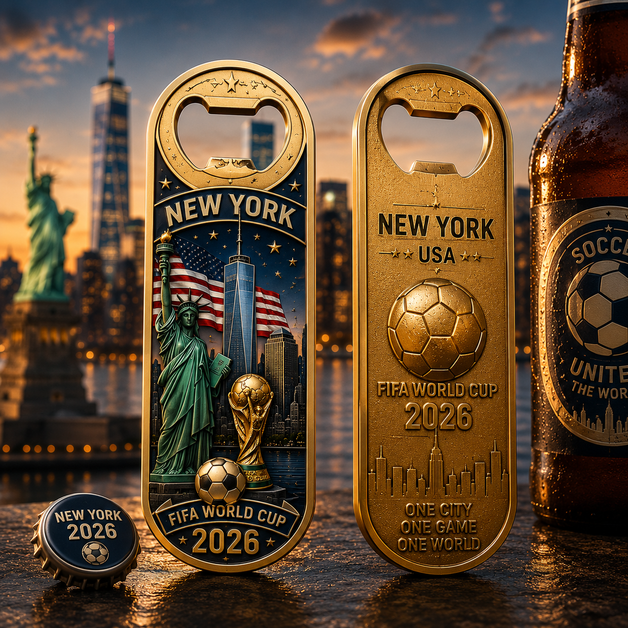 2026 World Cup Host Cities Collector Bottle Opener