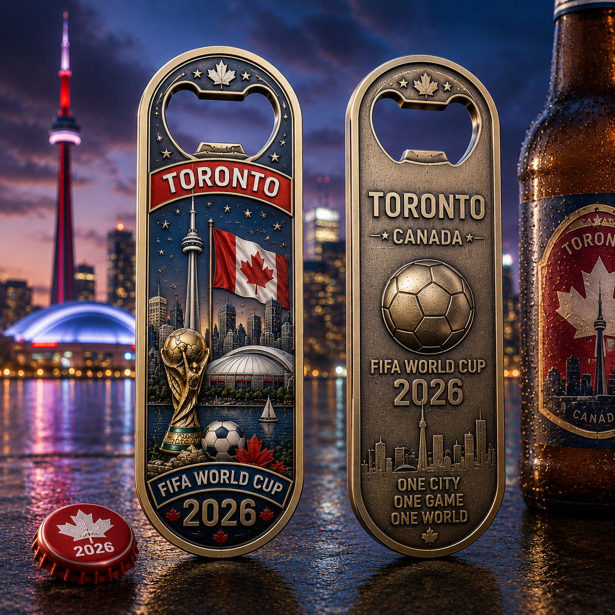2026 World Cup Host Cities Collector Bottle Opener